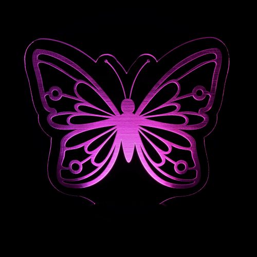 Pink Butterfly Nightlight