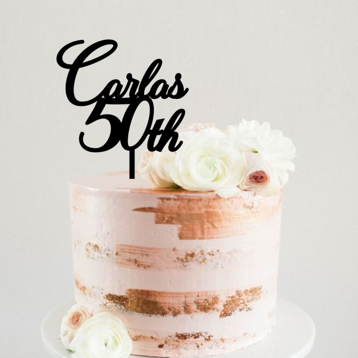 Quick Creations Cake Topper - Carla's 50th