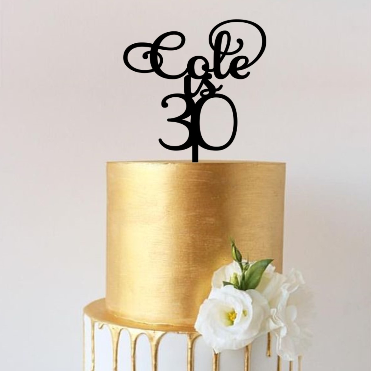 Quick Creations Cake Topper - Cole is Thirty