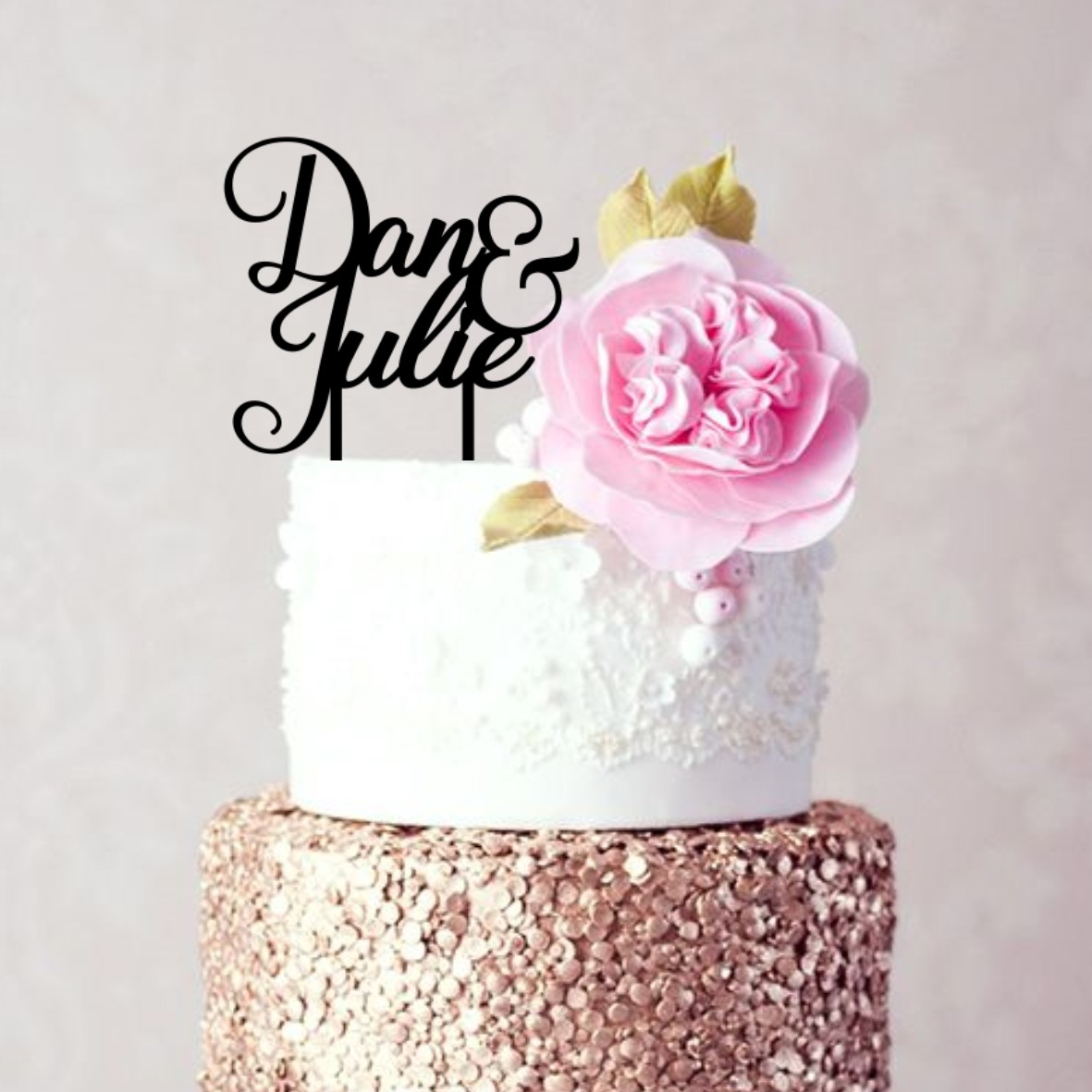 Quick Creations Cake Topper - Dan & Julie