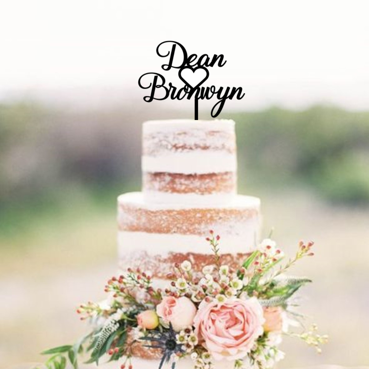 Quick Creations Cake Topper - Deon & Bronwyn