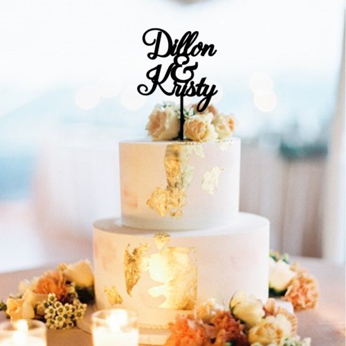 Quick Creations Cake Topper - Dillan & Kristy