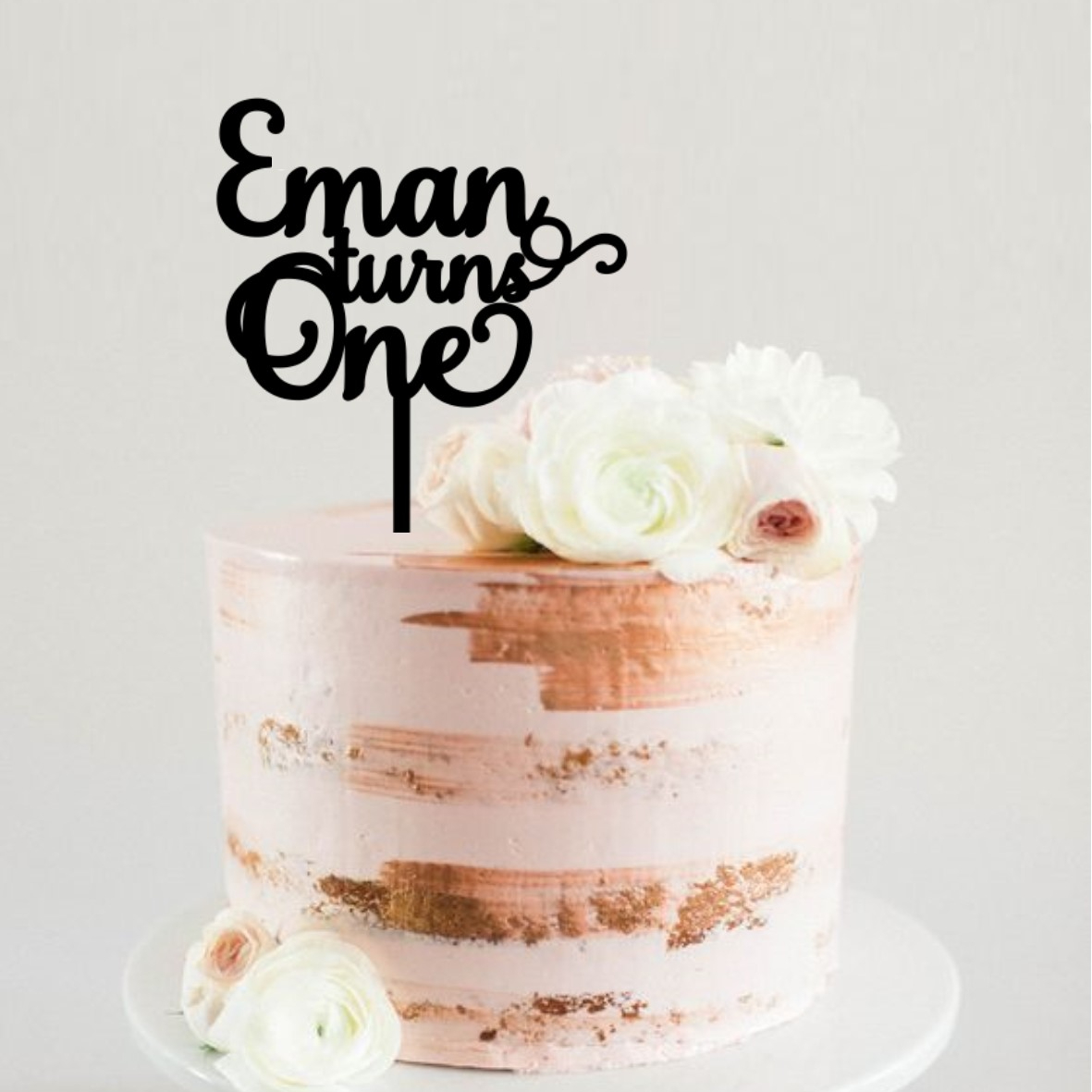 Quick Creations Cake Topper - Eman turns One