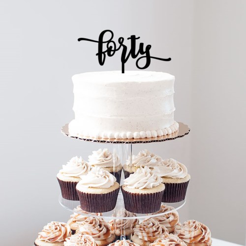 Quick Creations Cake Topper - Forty v3