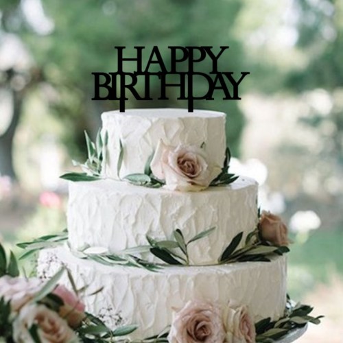 Quick Creations Cake Topper - Happy Birthday