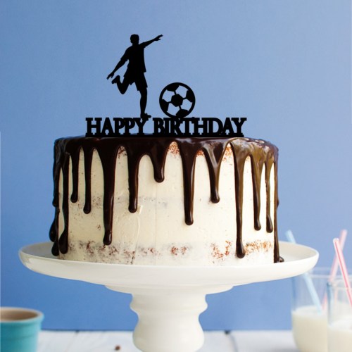 Quick Creations Cake Topper - Happy Birthday Soccer