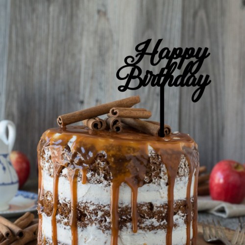 Quick Creations Cake Topper - Happy Birthday v2