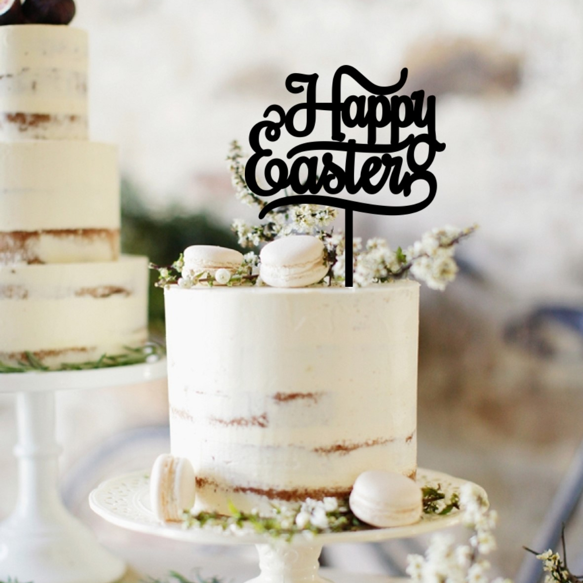 Happy Easter Cake Topper