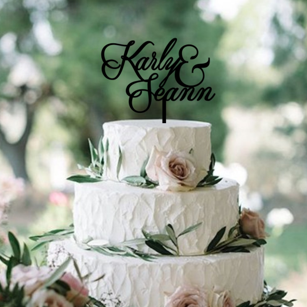 Quick Creations Cake Topper - Karly & Seann