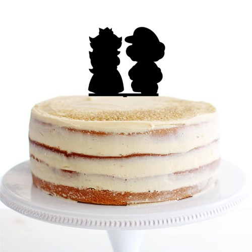 Quick Creations Cake Topper - Mario & Peach
