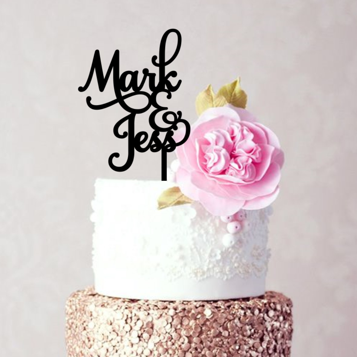 Quick Creations Cake Topper - Mark & Jess