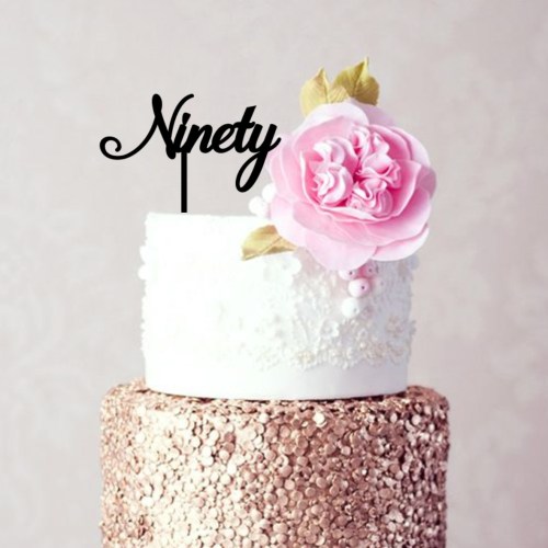 Quick Creations Cake Topper - Ninety