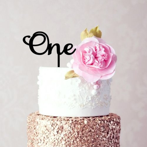 Quick Creations Cake Topper - One v2