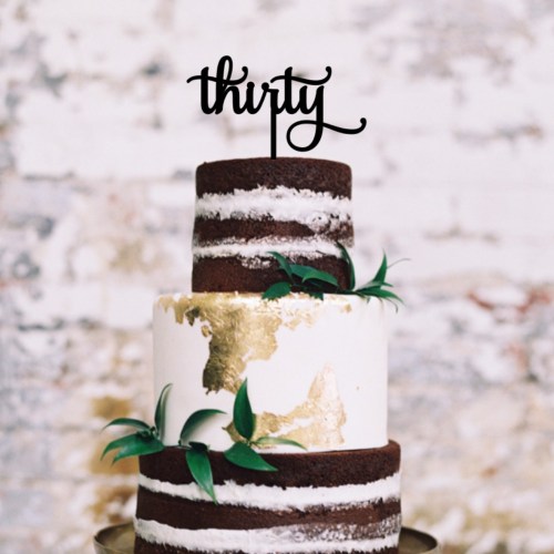 Quick Creations Cake Topper - Thirty v2