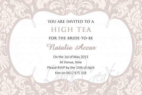 Printed Invitations