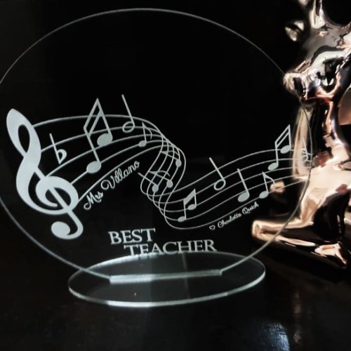 Best Music Teacher Award Gift