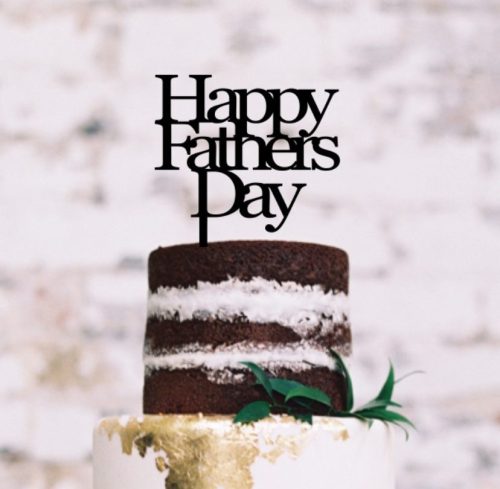 Fathers Day Cake Topper