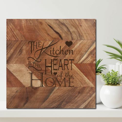 The Kitchen is the Heart of the Home Chopping Board