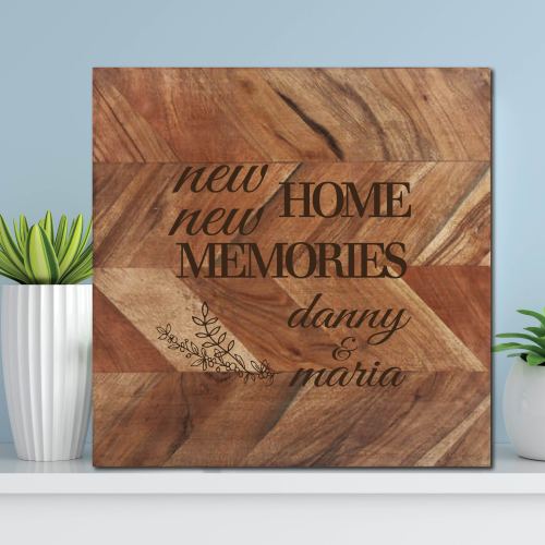 New Home New Memories Chopping Board