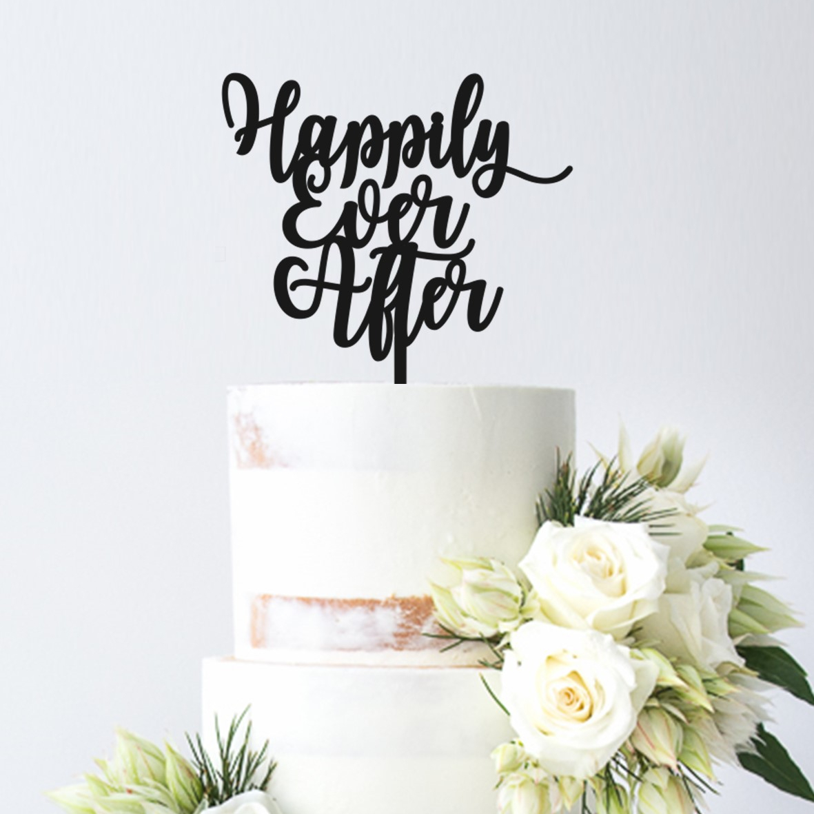 Happily Ever After 1 Cake Topper