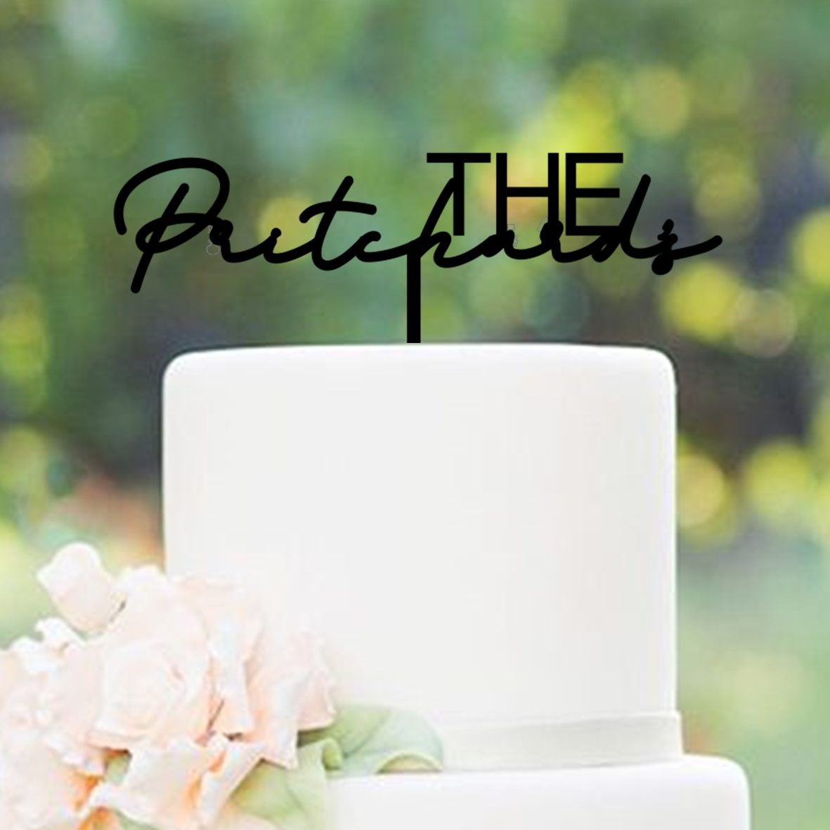 The Personalised Signature Cake Topper
