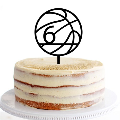 Basketball Age Cake Topper