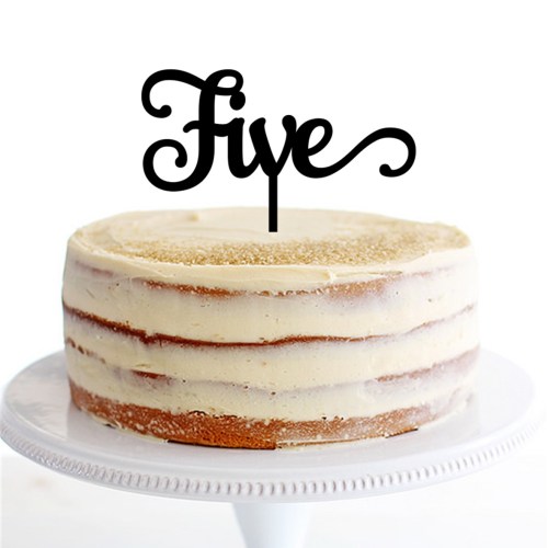 Five Cake Topper