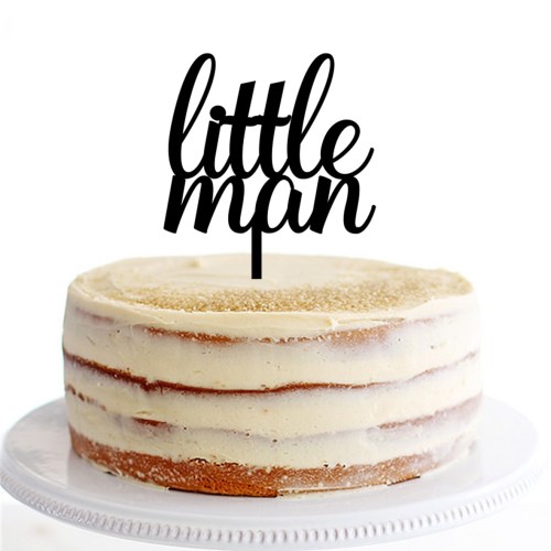 Little Man Cake Topper