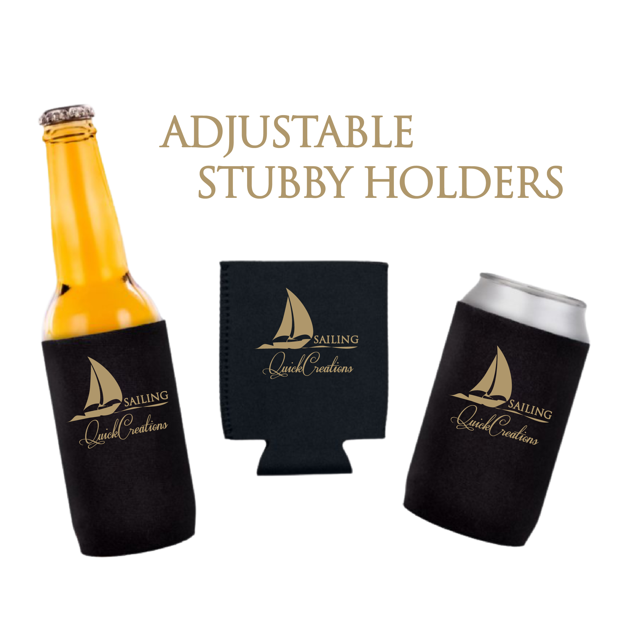 Sailing Quick Creations Stubby Holders Can Cosies
